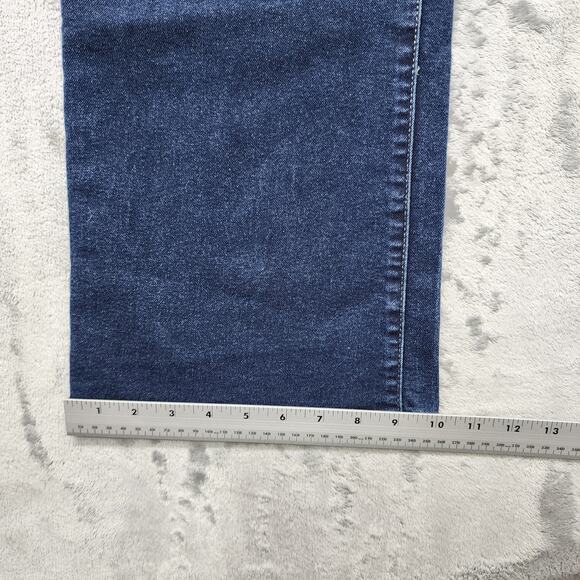 No Boundaries Jeans Womens 20 Blue Dark Wash High Rise Bootcut Stretch Casual - Picture 11 of 12